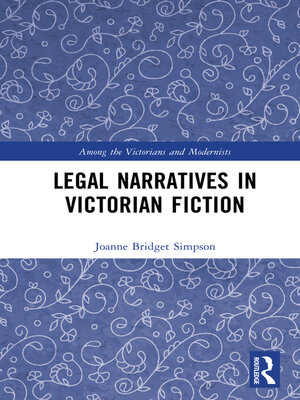 cover image of Legal Narratives in Victorian Fiction